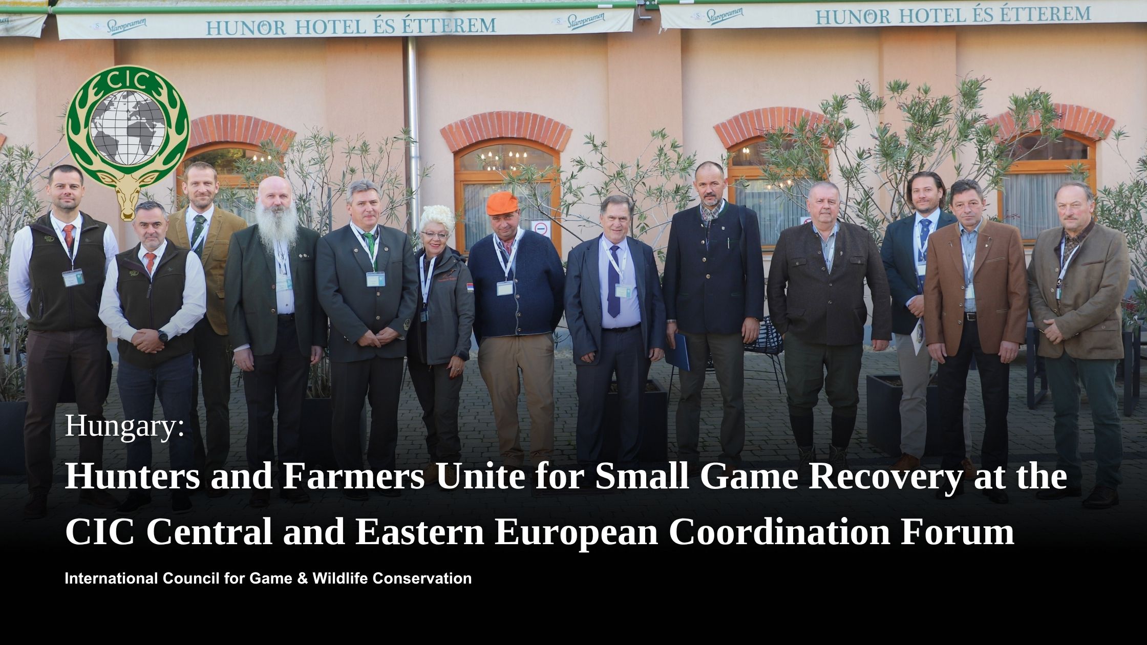 Κυνηγοί και αγρότες ενώνονται για την ανάκαμψη των μικρών θηραμάτων σε Συνάντηση του Διεθνούς Συμβουλίου Θήρας (CIC) 